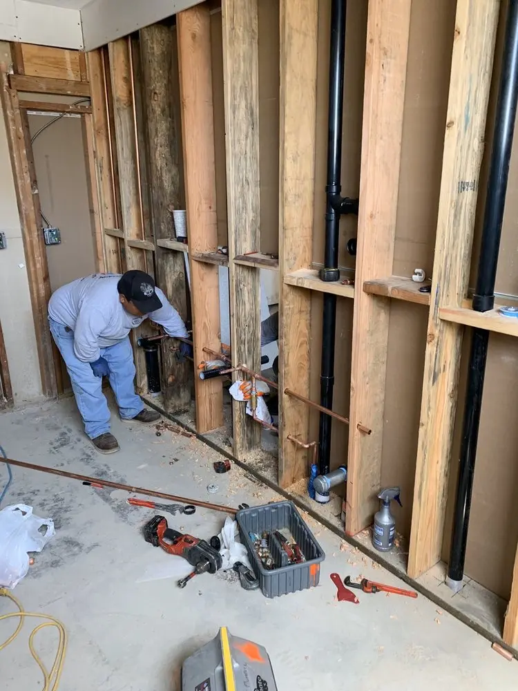 Commercial rough-in plumbing for Gas Line Repair in Blackrock Estates